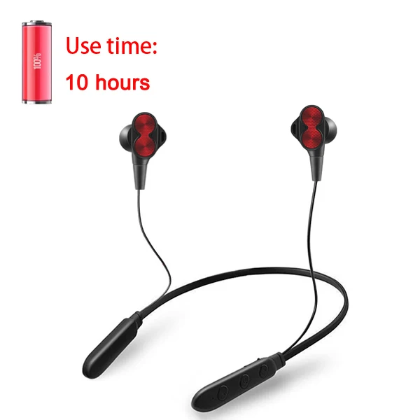 Red CBAOOO, беспроводные наушники, Bluetooth, наушники, стерео, бас, спортивные, беспроводные наушники с микрофоном, Handfree, для iphone, телефона, xiaomi - Цвет: Red