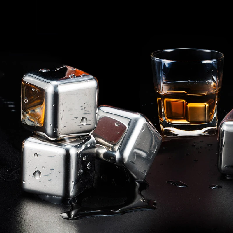 Кубики льда из нержавеющей стали SGS Test Pass|Ведра и щипцы для льда| |