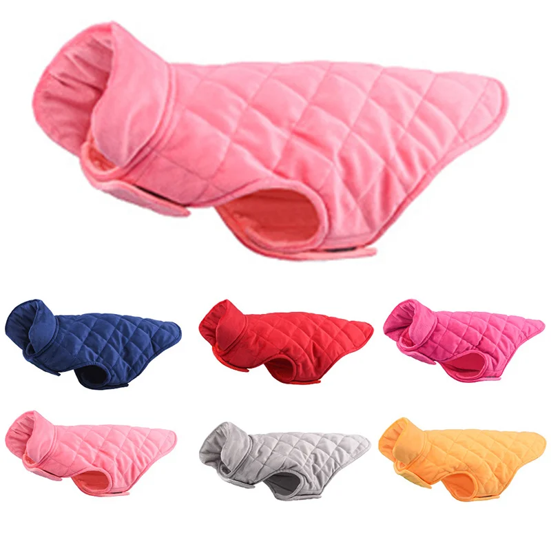 Теплая одежда для собак зимнее пальто домашних питомцев куртка щенков мягкий