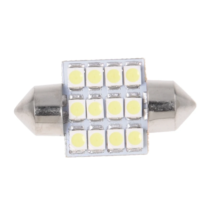 10 Order Bulbs torpedo Lights 12 LED SMD White 31MM | Автомобили и мотоциклы