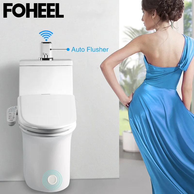 FOHEEL smart toilet seat lid remote control electric bidet cover heating bathroom intelligent | Обустройство дома