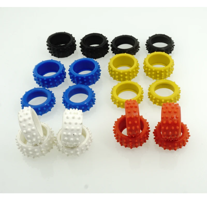 Самодельная шина tamiya среднего размера Черная/желтая/оранжевая/синяя/Белая узкая