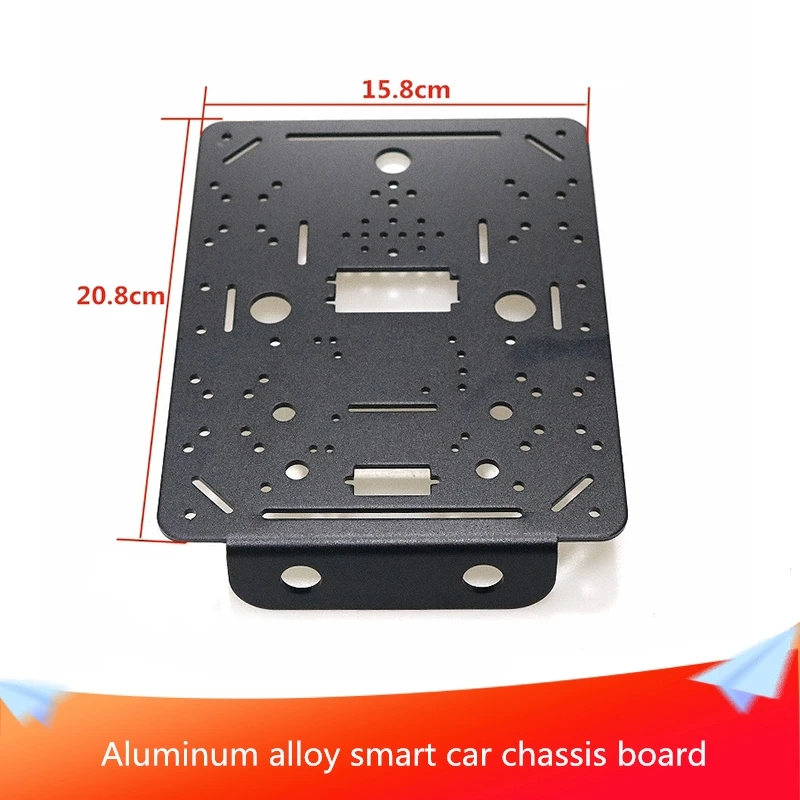 

Aluminum Alloy Smart Car/Tank Chassis Board Metal Car Chassis Panel Suitable for TS100 Tank Chassis and so on DIY RC Toy