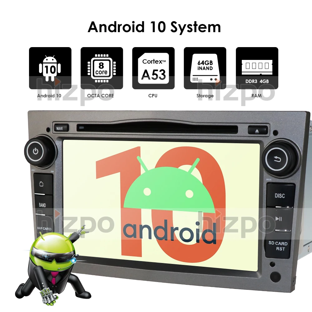 Ips DSP 4G+ 46G Android 10,0 2 Din Автомобильный Gps для opel Vauxhall Astra H G J Vectra Antara Zafira Corsa Vivaro Meriva Veda dvd-плеер