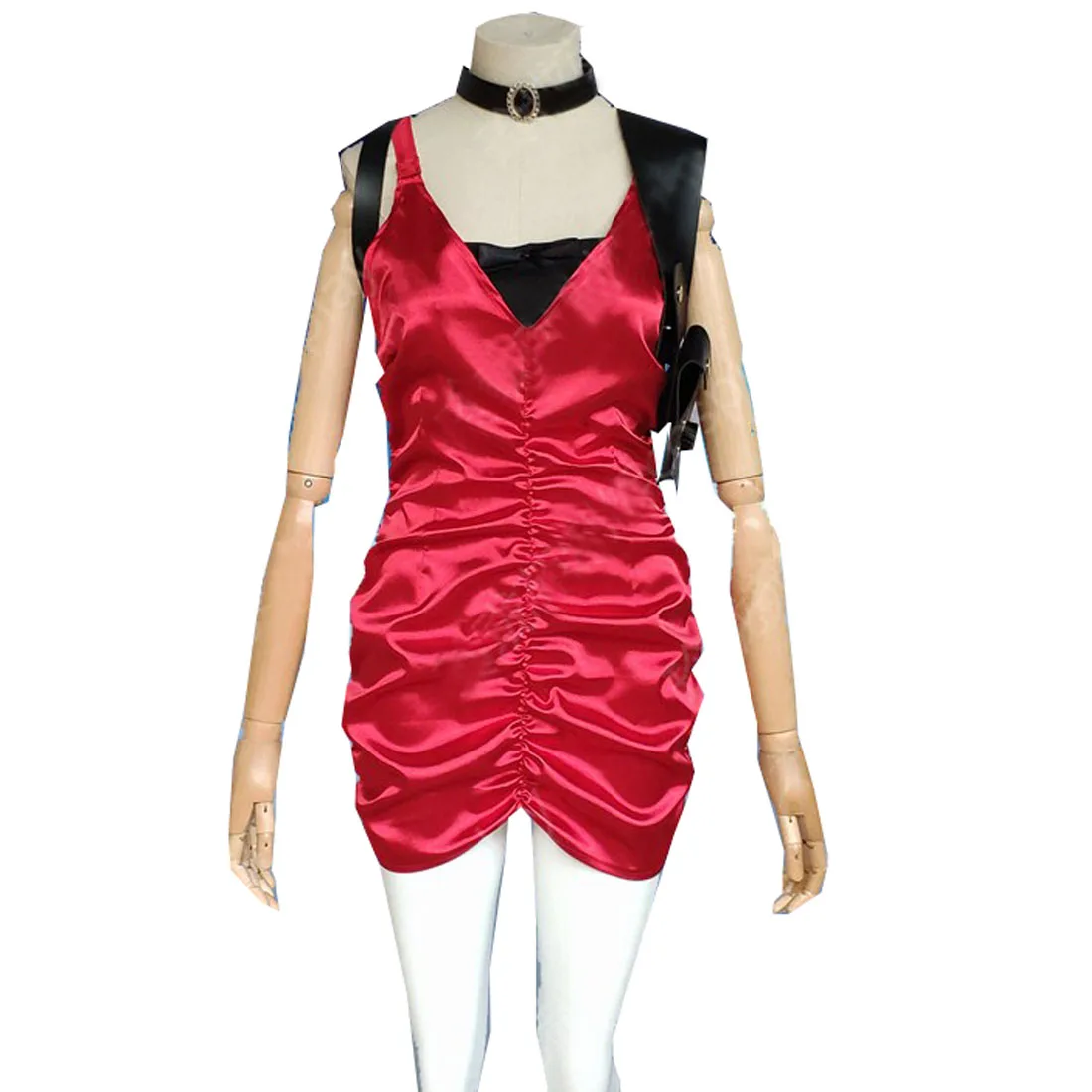 2019 Рабочий стол с вытяжным шкафом и RE2 Ада Вонг костюм красного цвета из хлопка