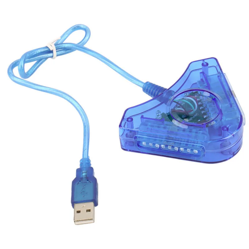 USB двойной плеер конвертер адаптер кабель для PS2 Dual Playstation 2 привлекательный ПК