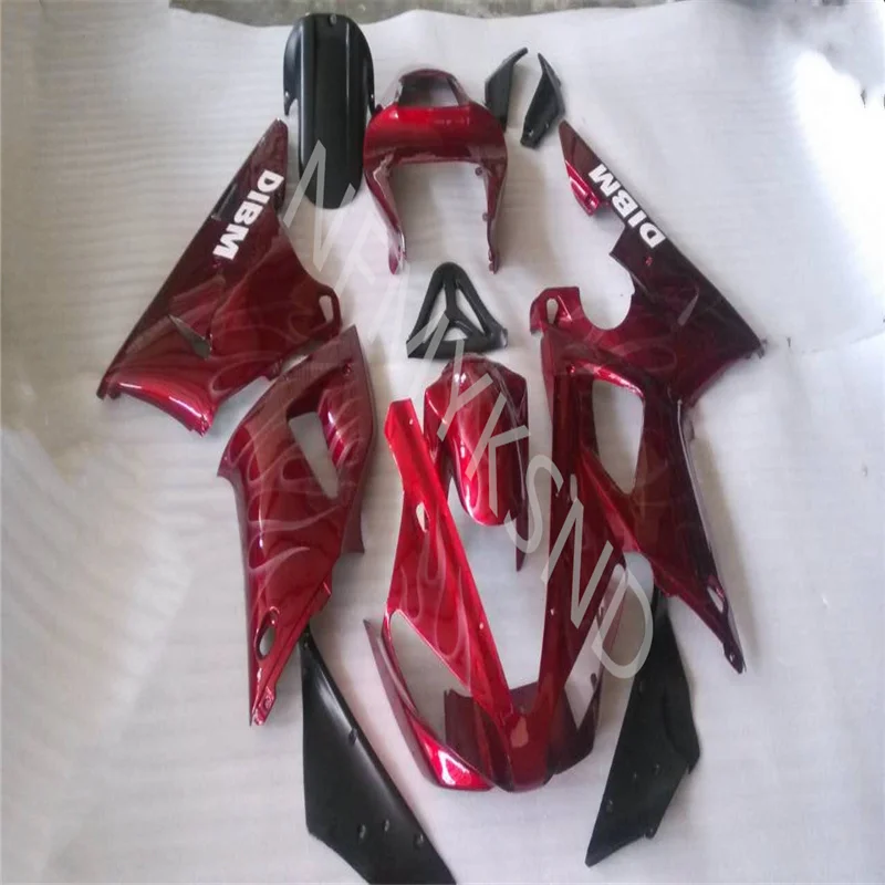 

Новинка Обтекатели из АБС-пластика для YAMAHA Обтекатели YZFR1 2000 2001 yzf 1000 YZF R1 00 01 красный черный обтекатель для мотоцикла