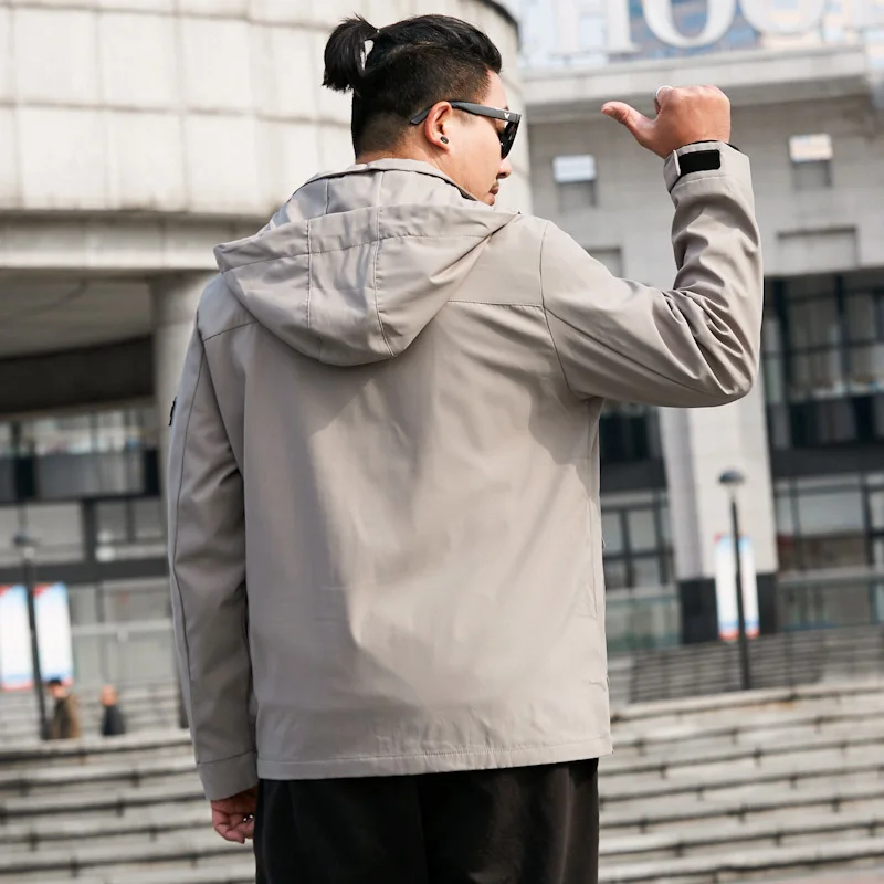 Новый большой размер 8xl 7xl 6xl 5xl размера плюс мужские весенние и осенние куртки
