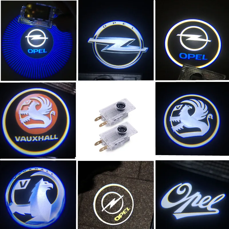 2 шт. Автомобильный светодиодный лазерный проектор с логотипом приветственная