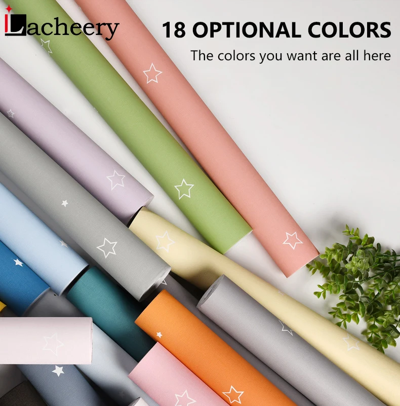 

Cute Stars Wallpaper Children Bedroom Decoration Stickers Self-Adhesive Waterproof Cabinets Contact Paper Kids Cartoon Decals