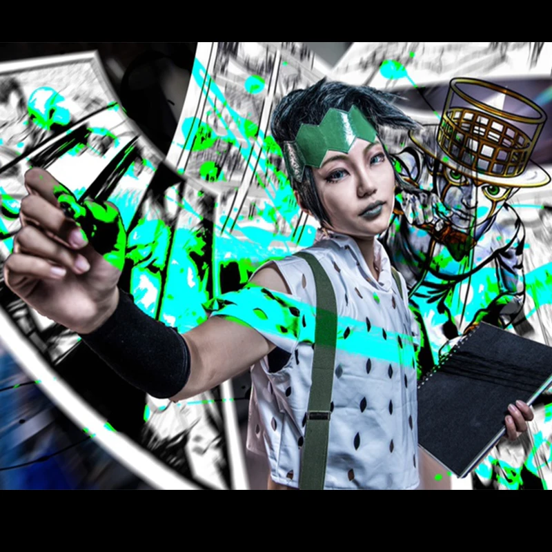 Косплей Легенда аниме Джоджо 4 невероятные приключения алмаз Небьющийся Рохан