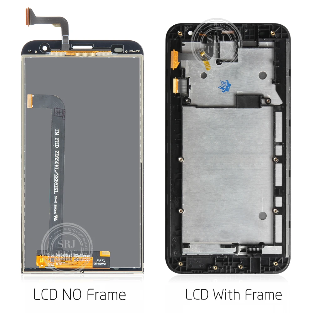 5 дюймовый ЖК-дисплей для Asus ZenFone 2 Laser ZE551KL сенсорный экран дигитайзер в