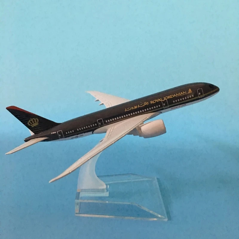 16 см модель самолета Модель ROYAL JORDANIAN Boeing 787 1:400 литые металлические игрушки |