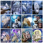 Вышивка крестиком с изображением совы