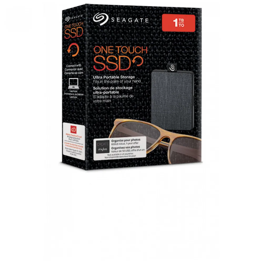 Внешний твердотельный накопитель Seagate One Touch| SSD| STJE1000402| 1Тб| 2.5&quot |USB 3.0|Гарантия 3