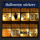 Счастливая Хэллоуин наклейка на окно стены ужас наклейка s украшение для дома зеркальная Тыква паук искусственное украшение