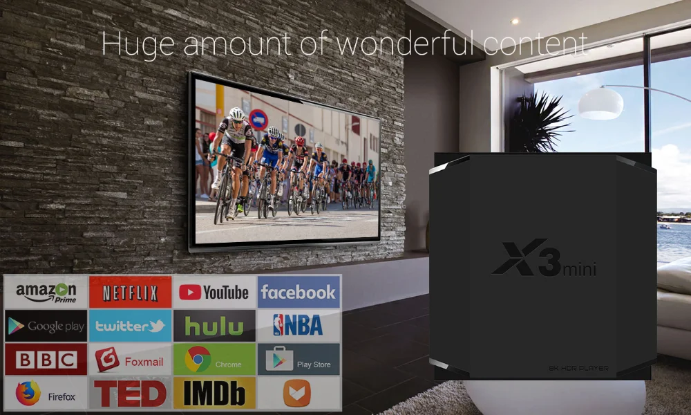 X3 мини Android ТВ приставка AmlogicS905X3 4 ГБ 32 ГБ Android 9,0 приставка 2,4G 5,8G Wifi BT4.2 Youtube Netflix медиаплеер X3 Mini