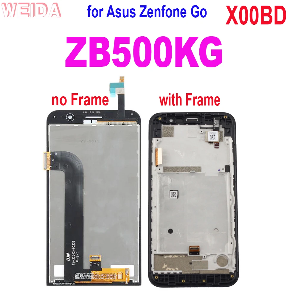 ЖК дисплей AAA + для Asus Zenfone Go ZB500KG X00BD с сенсорным экраном и дигитайзером в сборе