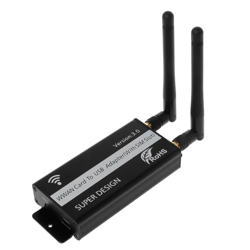 

NGFF(M.2) to USB Adapter With SIM Card Slot for WWAN/LTE/4G Module Hot