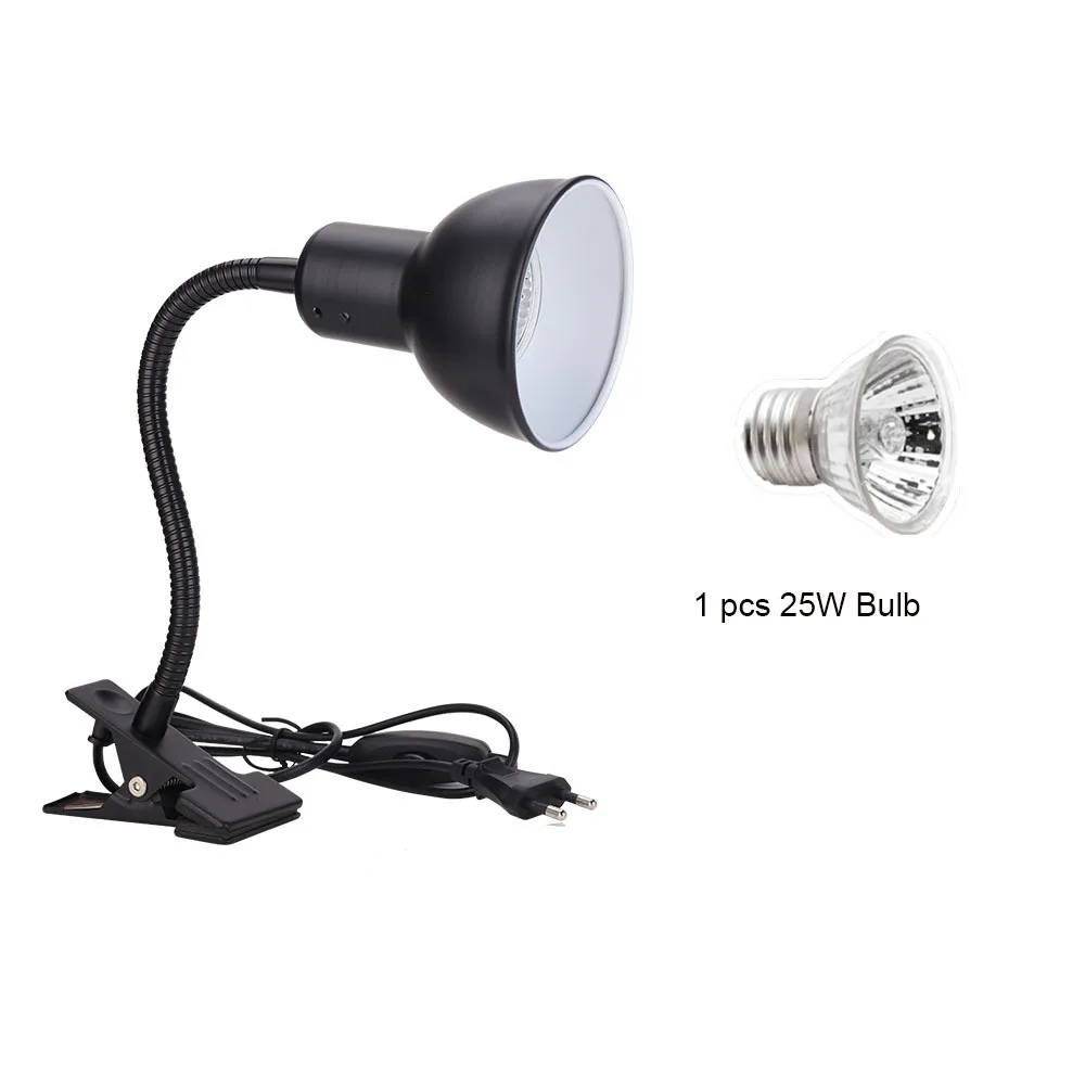 

UVA+UVB Reptile Lamp Set Clip-on Bulb Lamp Holder Turtle Tortoises Lizard Sunlight Basking Heat Light