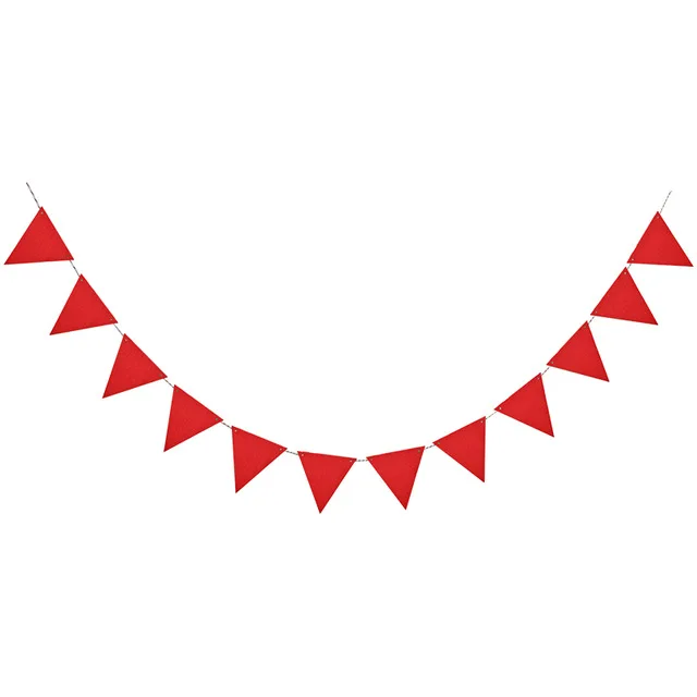 4M 12pcs Red White Colorful Flags Festival Banner Chinese Party New Year Supplies for Mother's Day Romantic Petal Decoration | Дом и сад