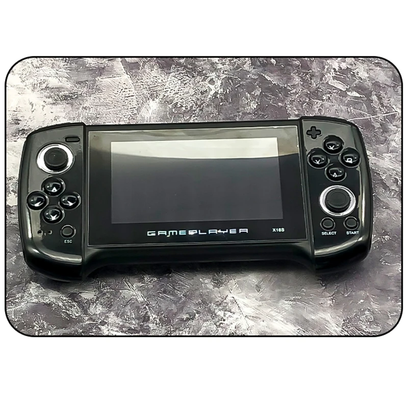 

X18Plus Handheld Game Console 4.3 Inch Large Screen Dual Joystick 64-bit Classic Games Support for Connecting TV