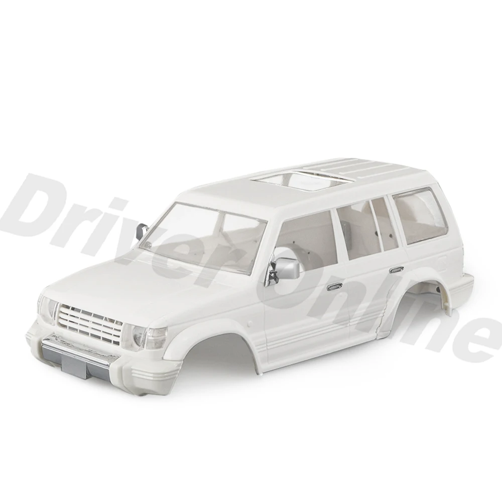 

1/10 RC PAJERO V33/V43 Complete Hard Plastic Body Kit 313mm Wheelbase for RC Crawler Axial SCX10 II 90046 Redcat GEN 8 Scout II