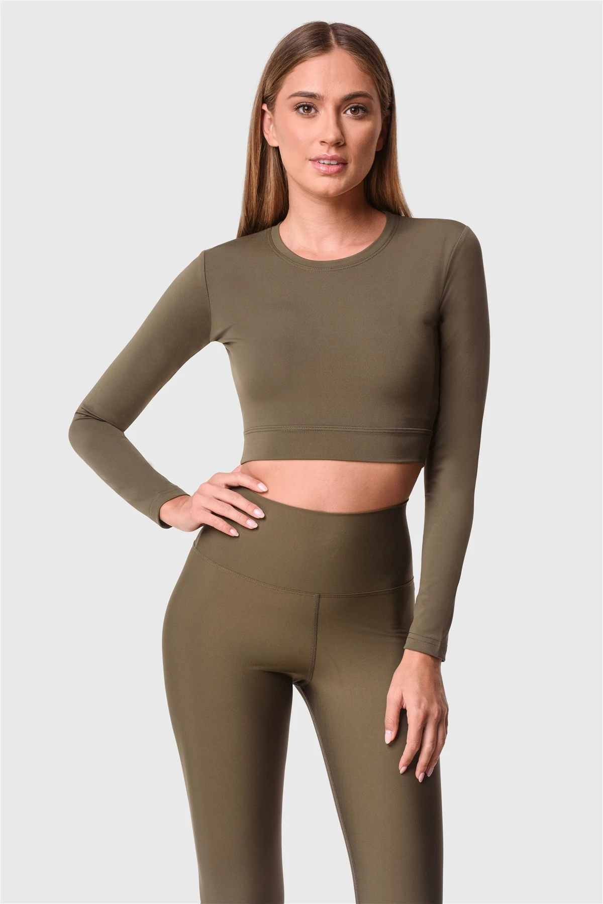 

Superstacy Crop Top Khaki