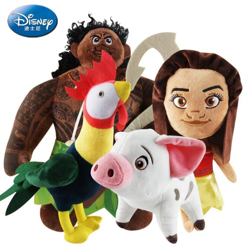 Игрушка плюшевая Моана Disney милая мягкая кукла вайалики дракон принцесса аниме