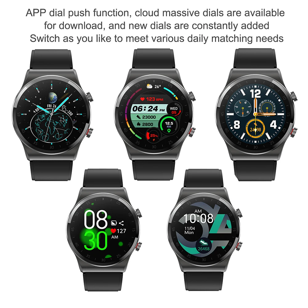 Relogio inteligente Senisum Смарт-часы для мужчин BT вызов музыкальный плеер женщин сердечного