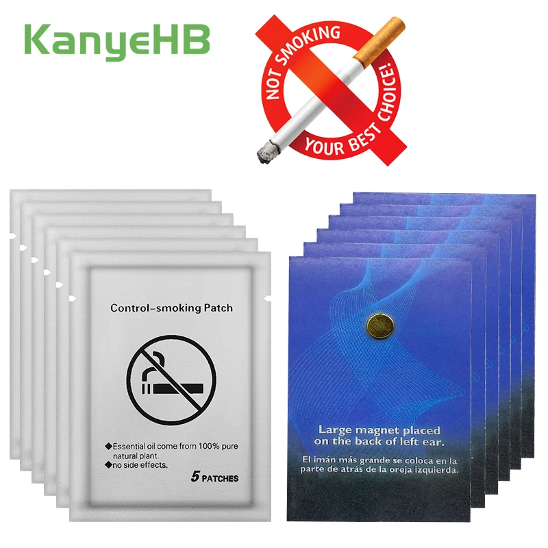 30 шт. медицинский курить патч + 12 бросить магнит курение в китайском стиле из трав