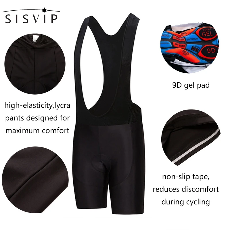SISVIP 2019 Черная Мужская велосипедная Джерси MTB одежда быстросохнущая короткий