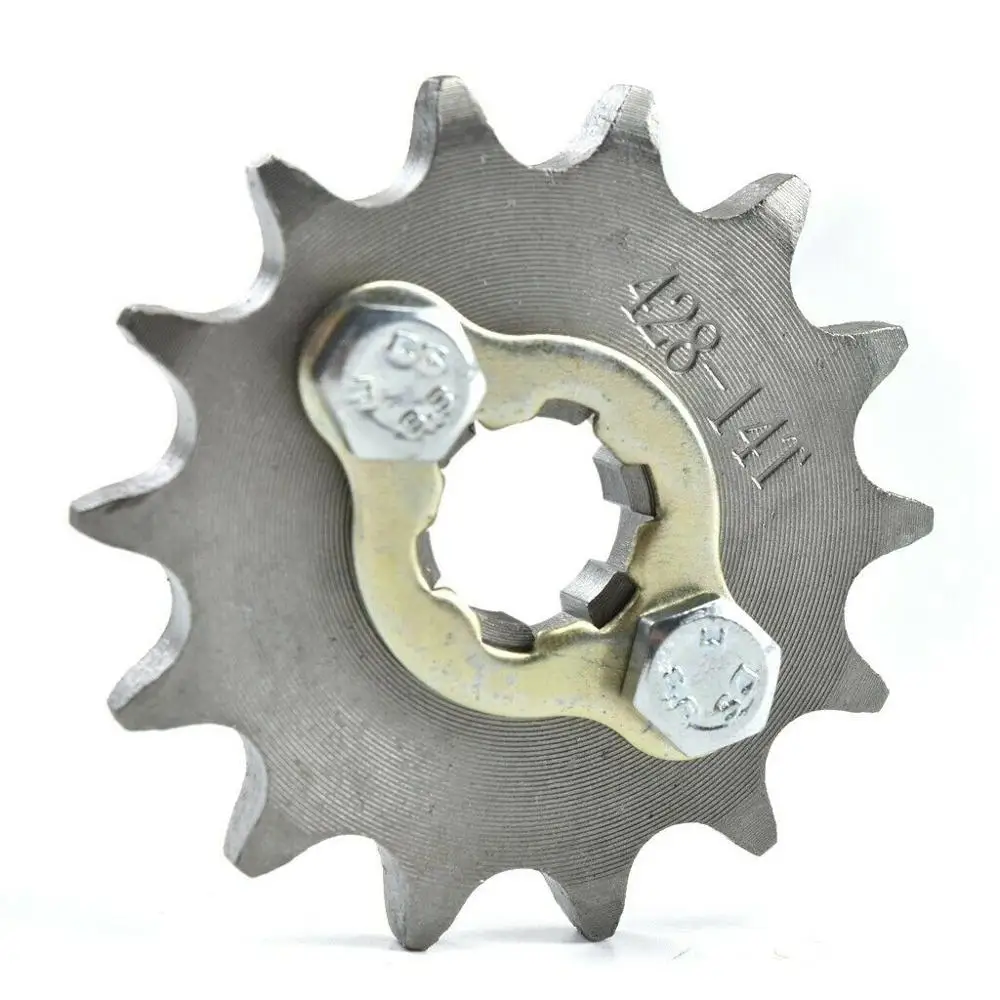 

front Engine Sprocket 428 14T 15T 16T 17T teeth 17mm metal Sprocket Gear for Motorcycle Scooter ATV Dirt Pit bike