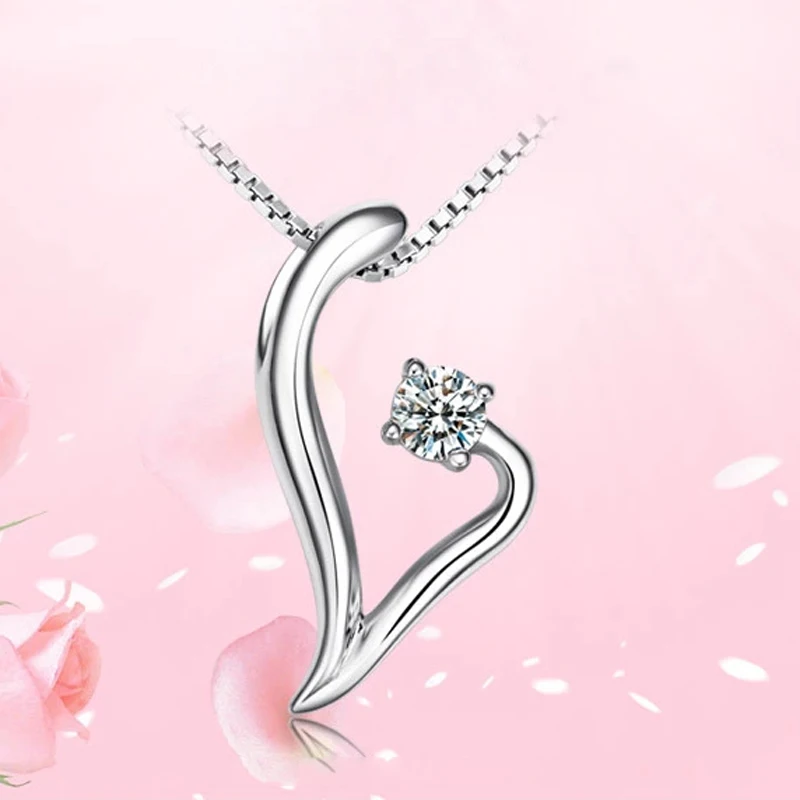 Женское вечерние жерелье из серебра 925 пробы с фианитами|Ожерелья| |