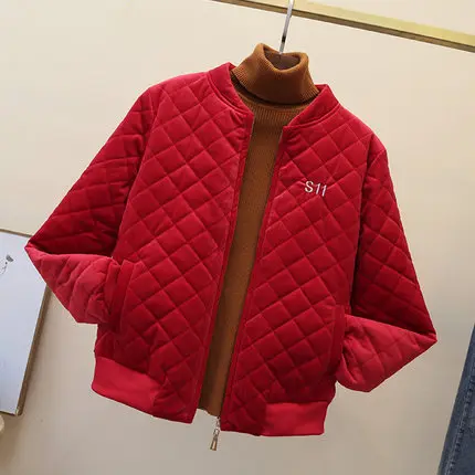 Женская куртка новинка 2019 весна осень зима тонкая золотая Вельветовая бомбер