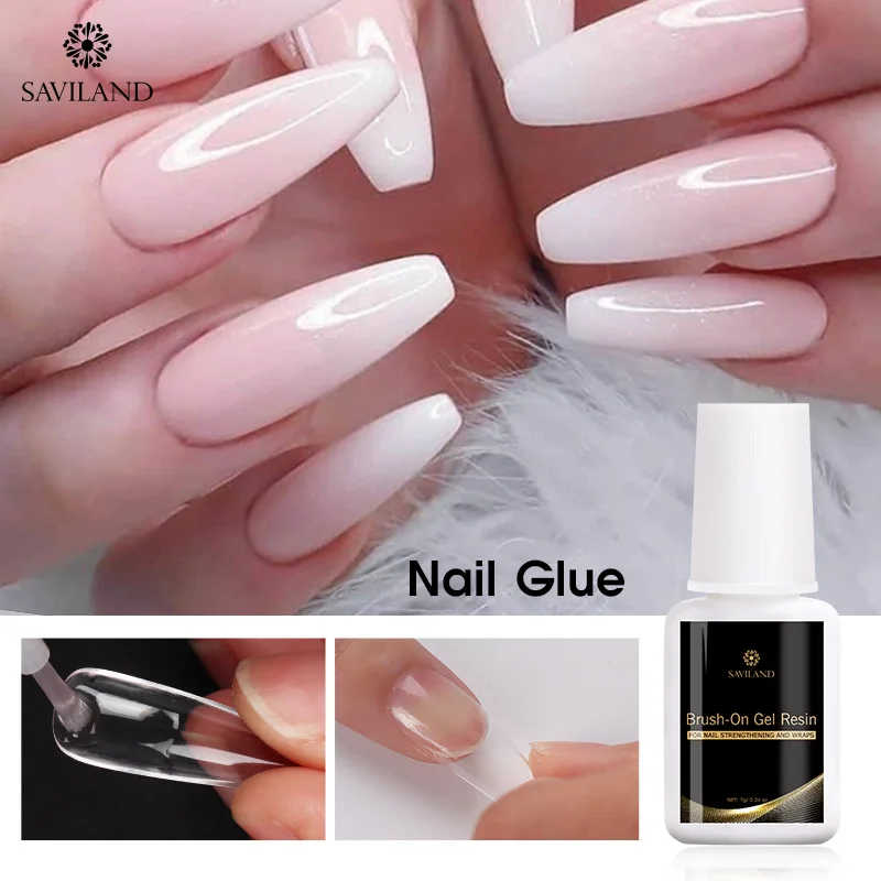 SAVILAND многофункциональные Акриловые искусственные ногти Ongle не повреждающие