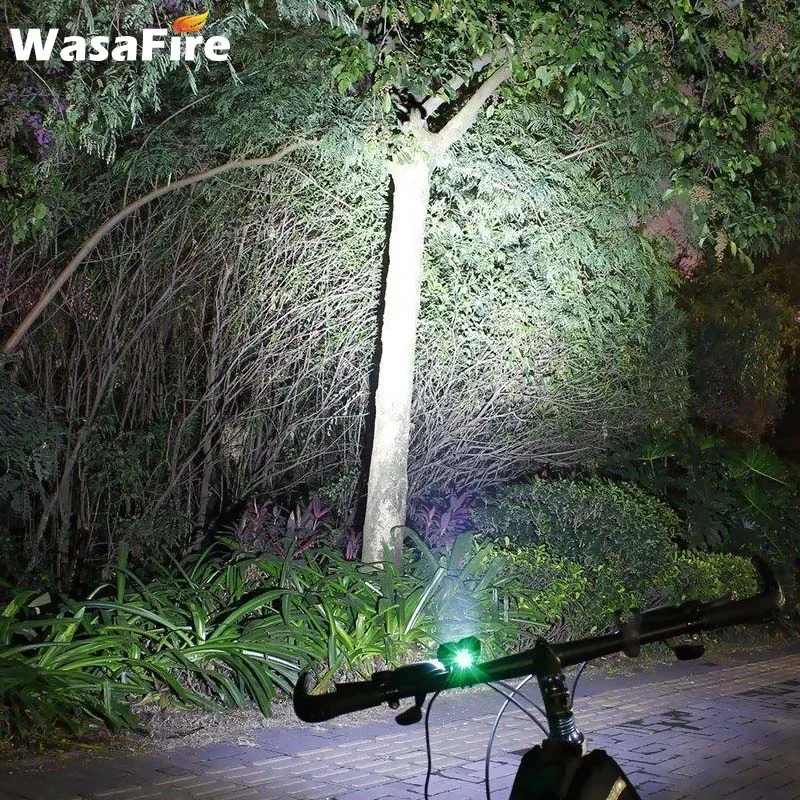 

WasaFire X3 Bicycle 6000 Lumens 4 Mode XM-L T6 LED Cycling Front Light Battery Pack + Charger, For Dropshipping