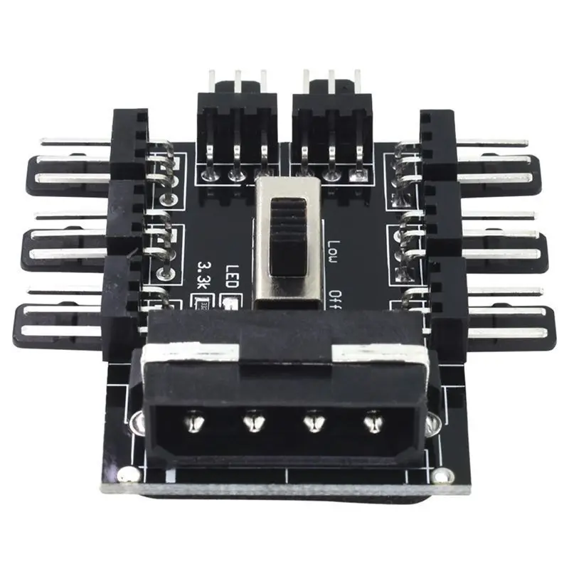 Разветвитель для ПК устройство охлаждения компьютера кабель майнинга 4