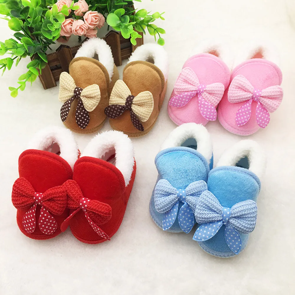 Детская зимняя обувь детская для новорожденных детской кроватки теплые