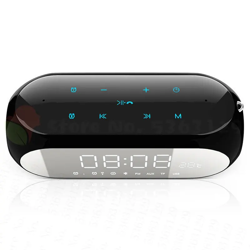 

Часы настольные портативные с Bluetooth-динамиком и цифровым радио