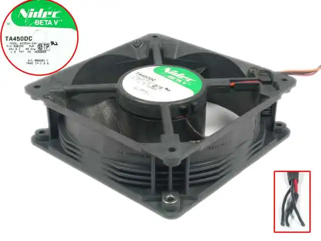 Внешний диаметр: 930339, 24 В постоянного тока, 120 А, 120x38 мм, вентилятор охлаждения сервера