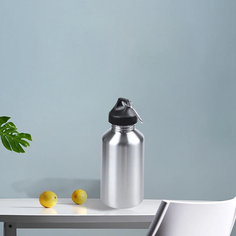 2000ML Stainless Steel Drinking Water Bottle Cycling Camping Hiking Silver | Спорт и развлечения