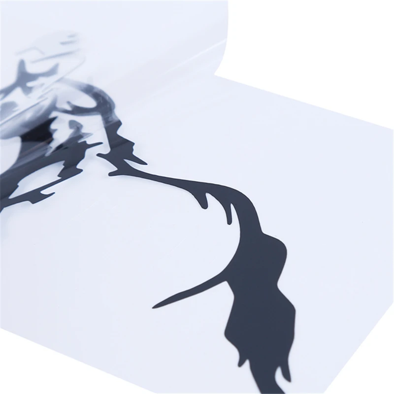 

3 Horses Animal Shaped Decal Car Sticker Fashion Creative Black White Decoration Car Interior Accessories