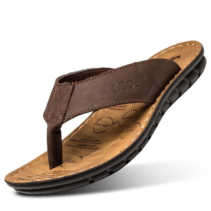 

2020 Summer beach sand fashion new personality men's slidder sandal outdoor non-slippery beach slippers man shoes