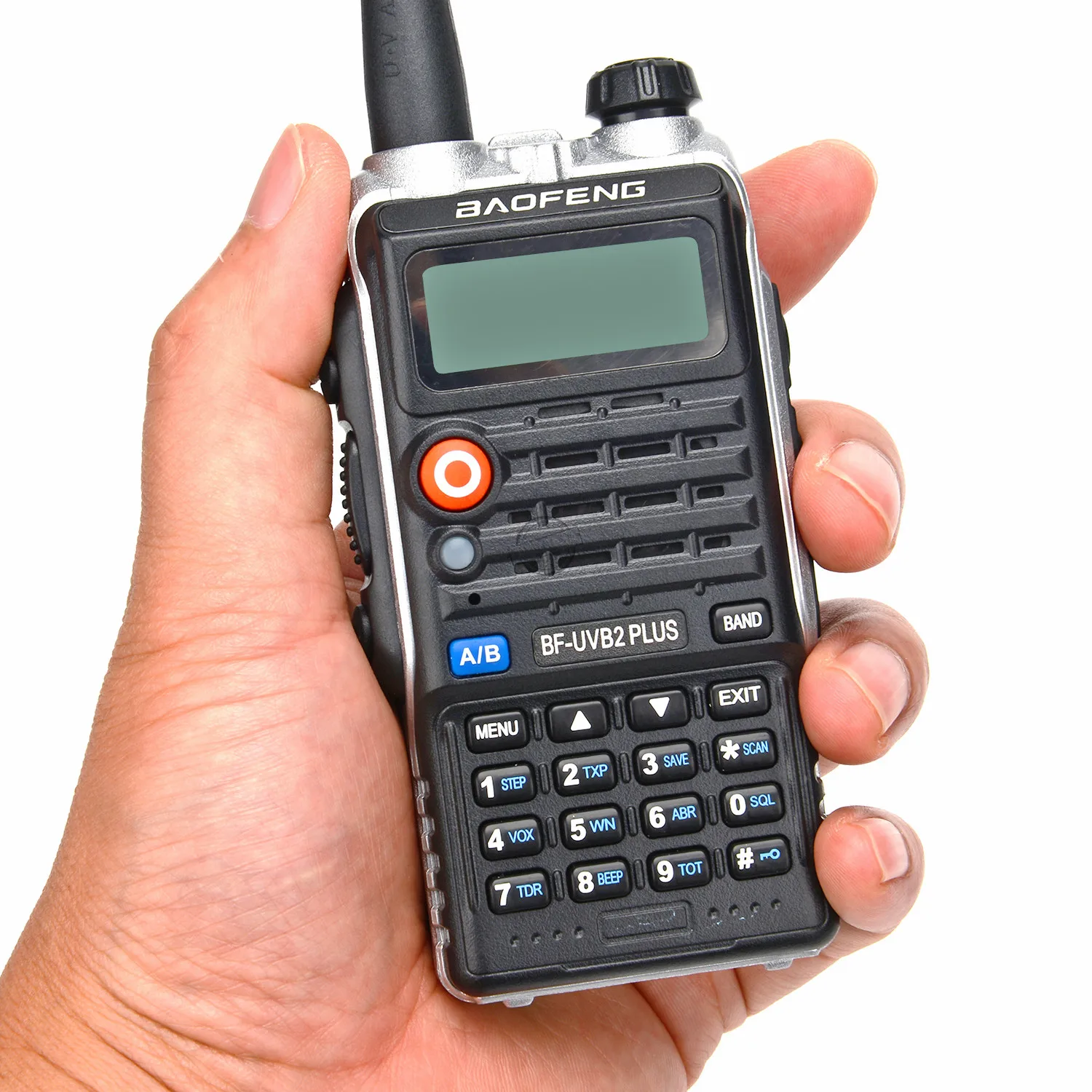 UV B2 Plus 8W cb радио 4800mah ножка baofeng talkie портативный двойной VHF/UHF батарея 128ch мобильный