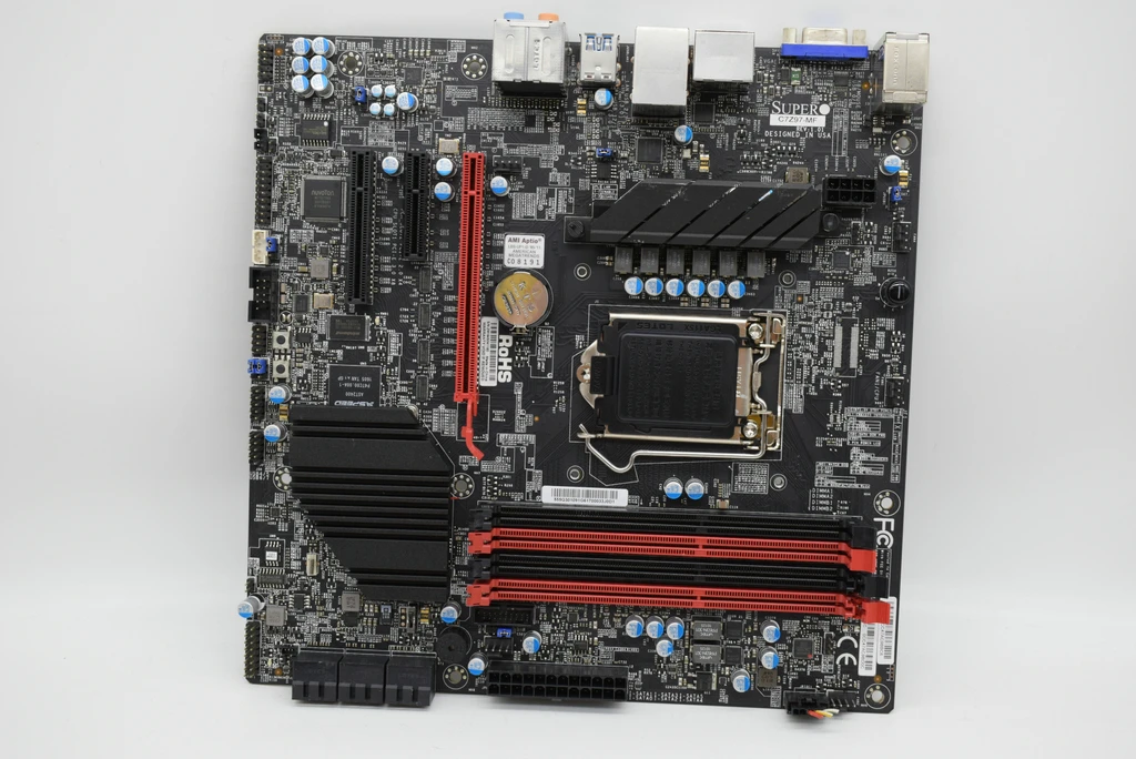 Для Supermicro C7Z97-MF игровая рабочая станция плата Z97 MATX LGA1150 оригинальная б/у материнская плата