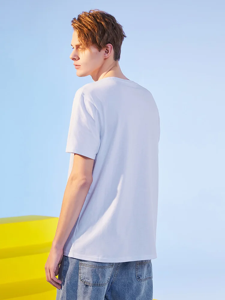 Мужская футболка с надписью Pioneer Camp белая и черная в стиле хип хоп из 100% хлопка