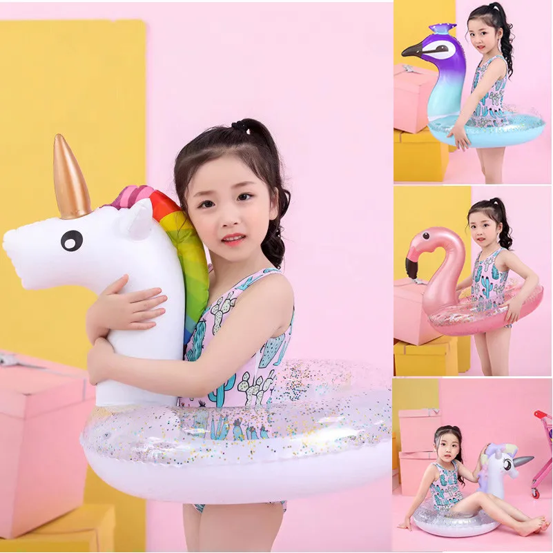 

Toys Summer Pool Swimming Baby Pool Swimming Accessories Inflatable Circle Flamingo Float Seat Kids Beach Party Rooxin Ring Kids