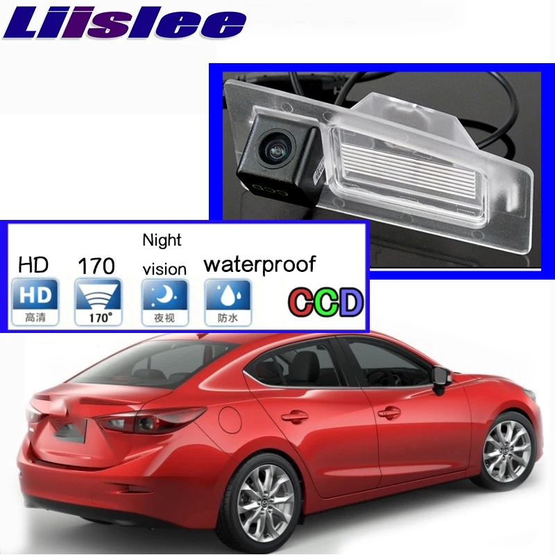 Автомобильная камера для Mazda 3 M3 Axela BM 4D Sedan 2013 ~ 2015 Высококачественная заднего вида