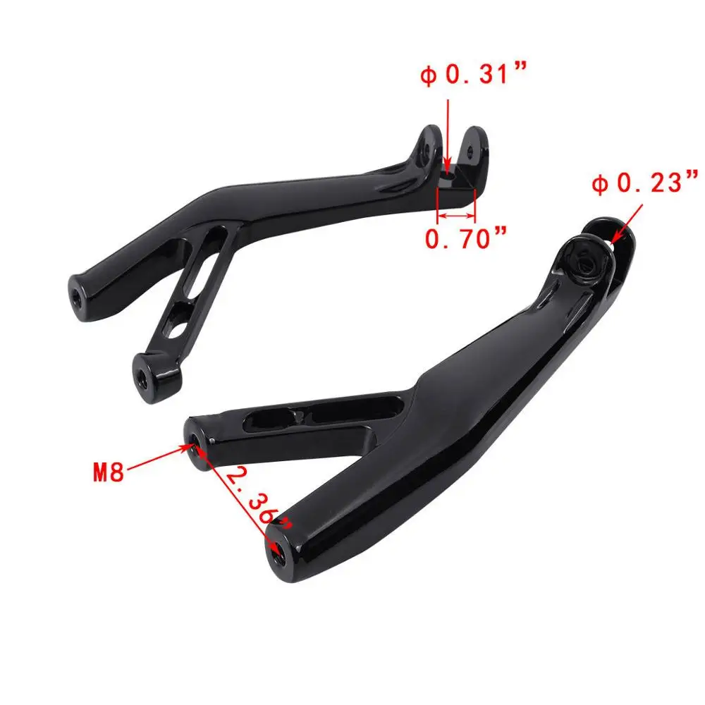 Motorcycle Front Rear Foot Peg Footrest Bracket For Yamaha YZF R1 R1S R1M 2015-2018 2017 2016 | Автомобили и мотоциклы